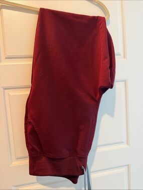 Women's Burgundy Zamora Jogger Scrub Pants